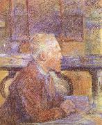 Henri de toulouse-lautrec Portrait of Vincent van Gogh Spain oil painting artist